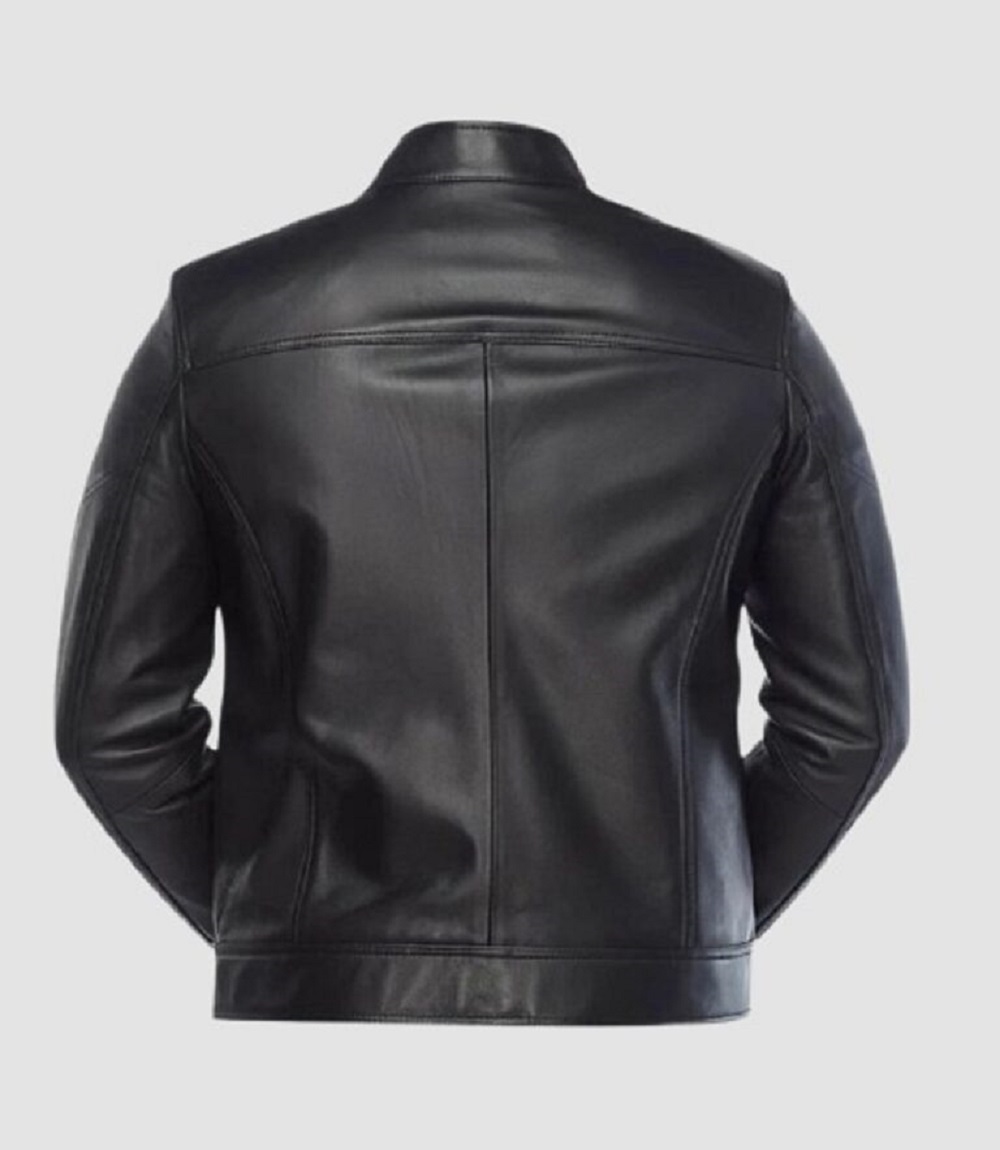 Men Black Leather Jacket