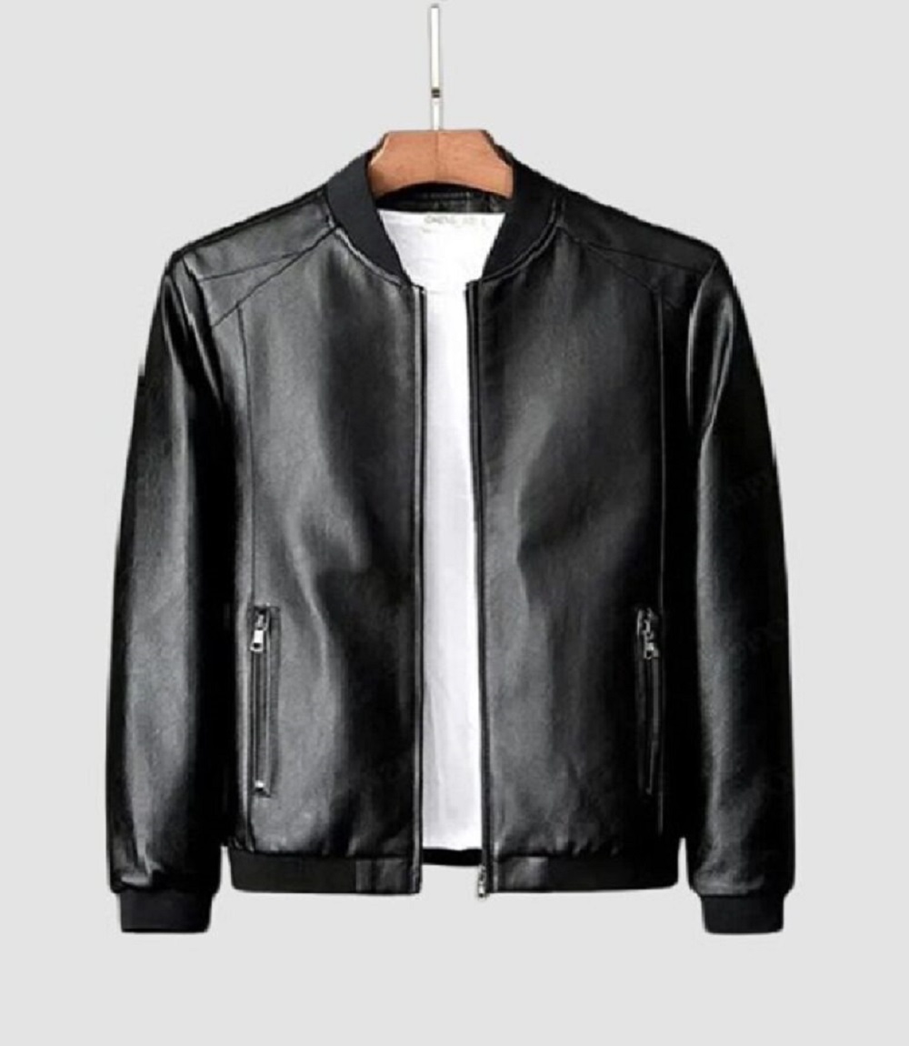 Men New Fashion Premium Leather Motorcycle Jacket