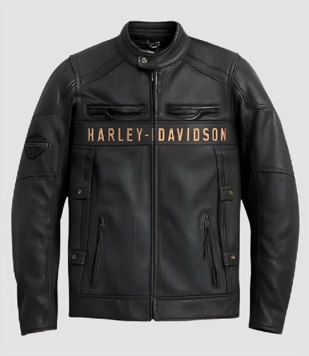 Men’s Biker Vintage Cowhide Motorcycle Leather Jacket