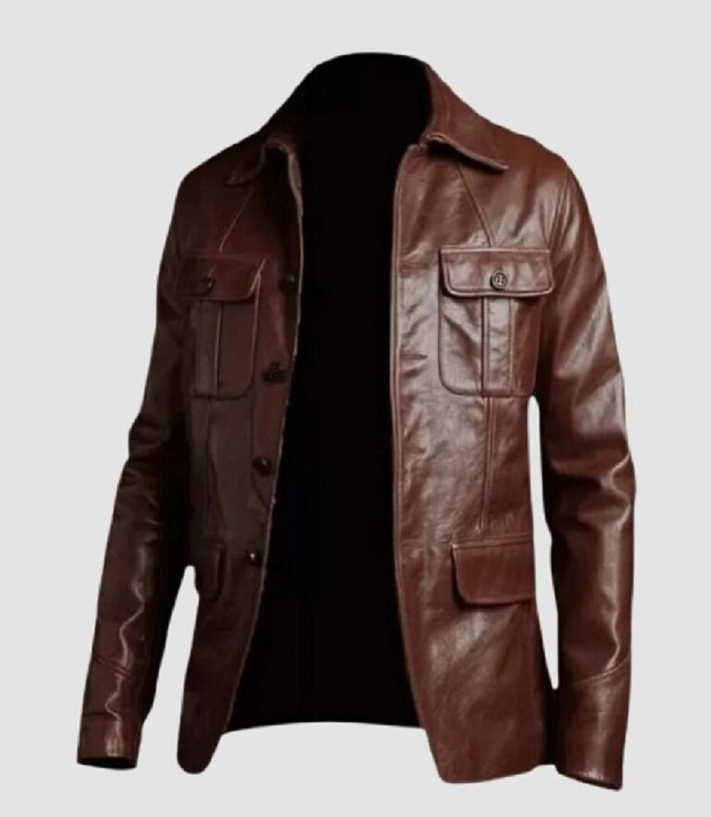 Men's Brown Real Leather Jacket