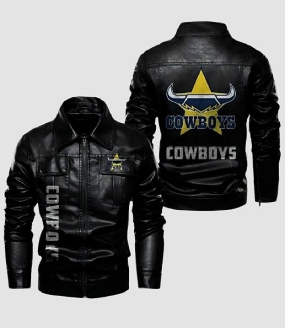 Mens CowHide Black Leather Jacket