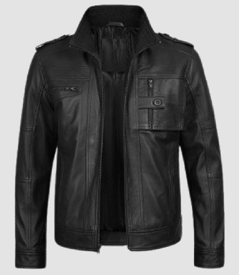 Mens Matte black Café Racer