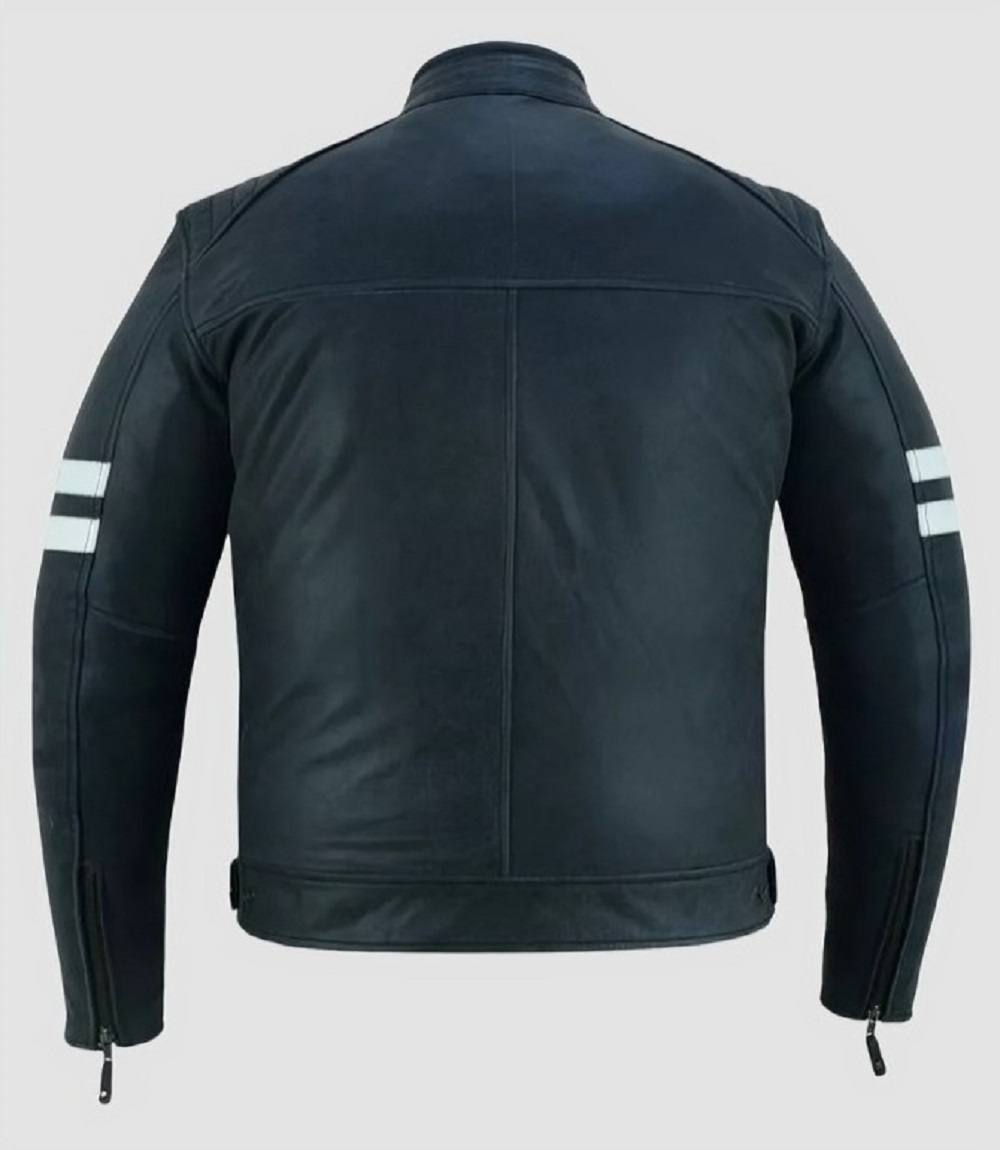 Mens Real biker Light weight Motorcycle Leather