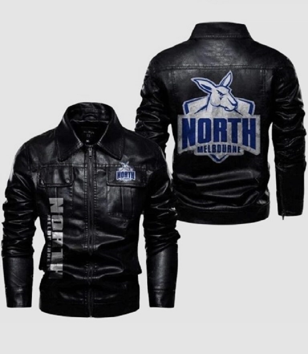 North Melbourne Biker Classic Leather Jacket
