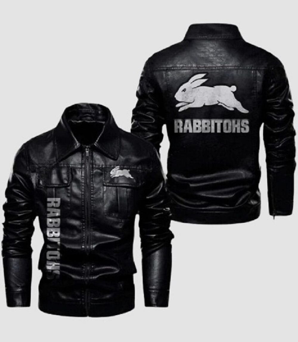 Rabbitohs Street Style Leather Jacket