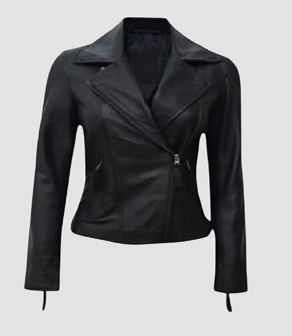 Women's Black Leather Jacket