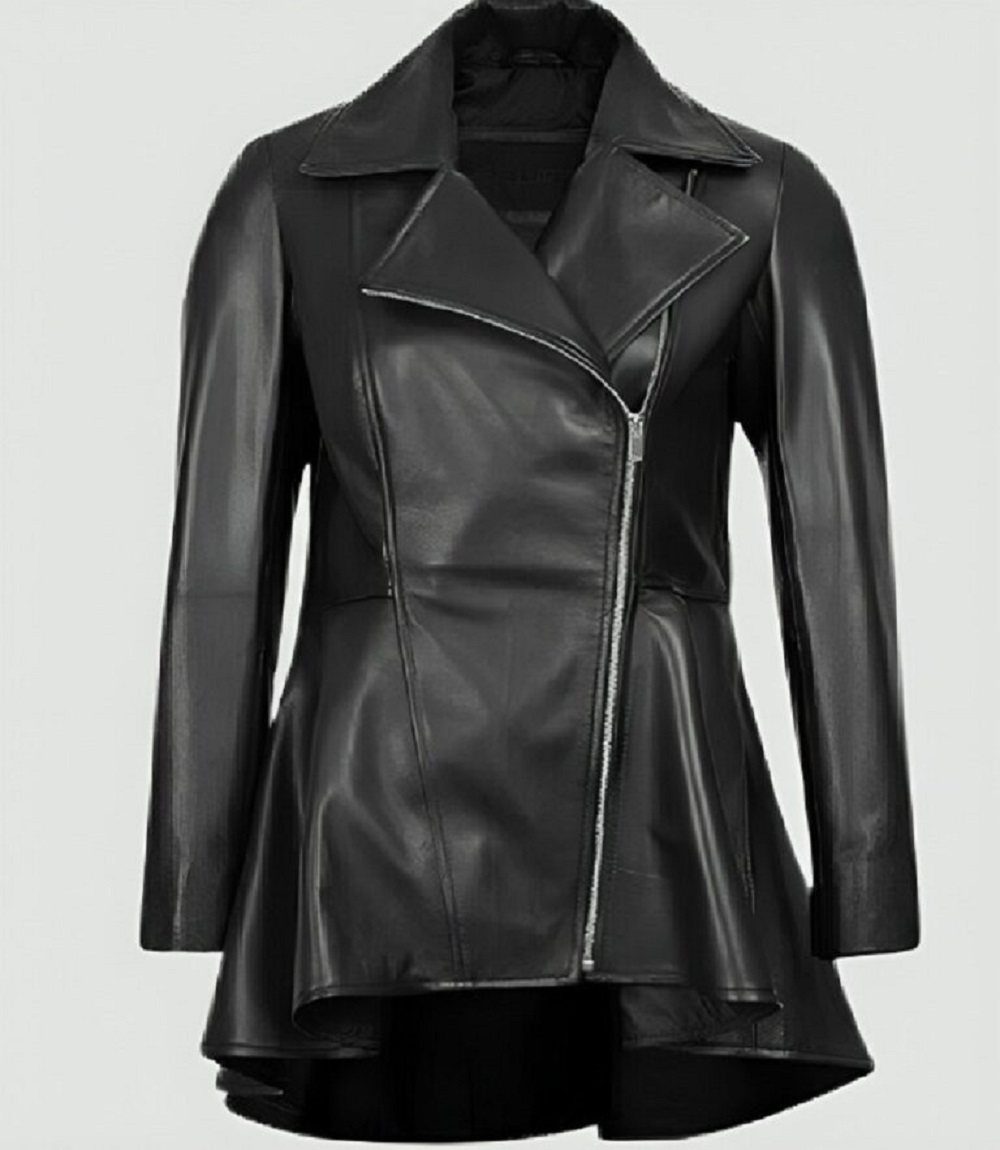 Womens-Leather-Jacket-For-Blingsoul-Real-Black-3XL-